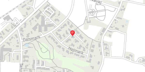 Trafikstøjkort på Højmark 21, 6300 Gråsten