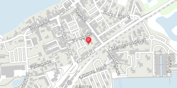 Trafikstøjkort på Ringgade 8C, . , 6300 Gråsten