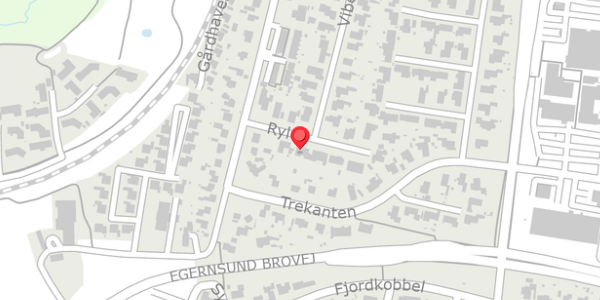Trafikstøjkort på Rylen 6, 6300 Gråsten