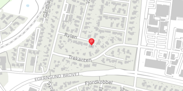 Trafikstøjkort på Rylen 12, 6300 Gråsten