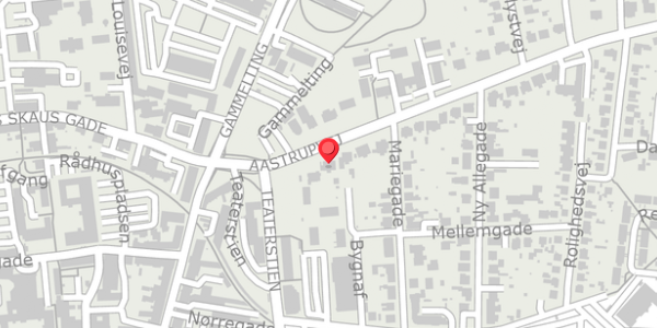 Trafikstøjkort på Aastrupvej 8, . , 6100 Haderslev