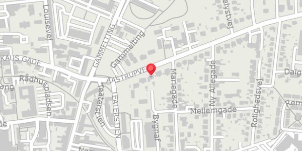 Trafikstøjkort på Aastrupvej 10, . , 6100 Haderslev