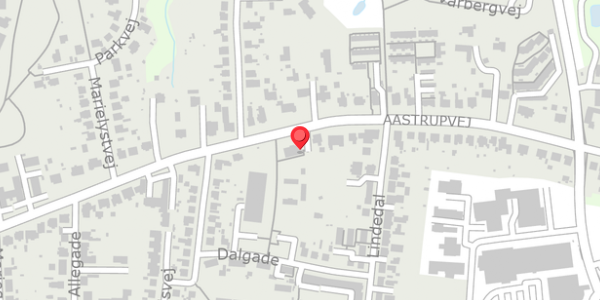 Trafikstøjkort på Aastrupvej 48A, 6100 Haderslev