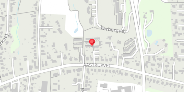 Trafikstøjkort på Aastrupvej 53A, 6100 Haderslev