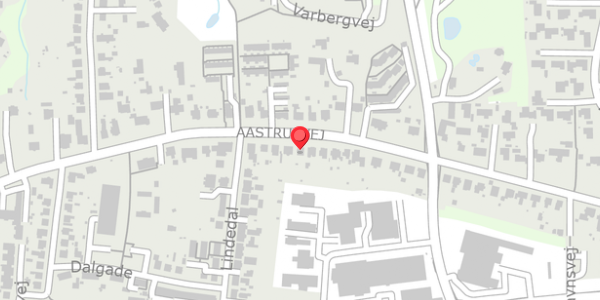 Trafikstøjkort på Aastrupvej 62, 6100 Haderslev