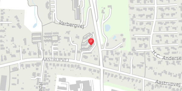 Trafikstøjkort på Aastrupvej 65C, . , 6100 Haderslev