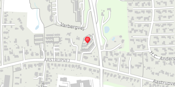 Trafikstøjkort på Aastrupvej 65M, . , 6100 Haderslev