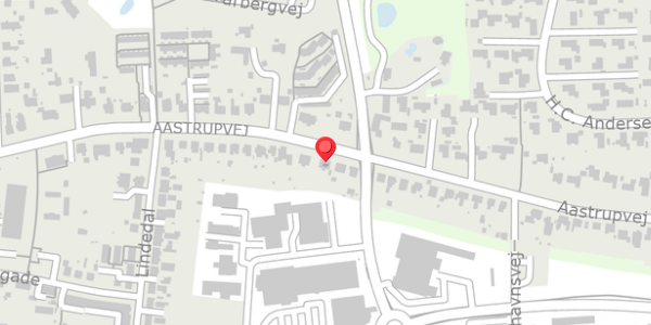 Trafikstøjkort på Aastrupvej 76, 6100 Haderslev