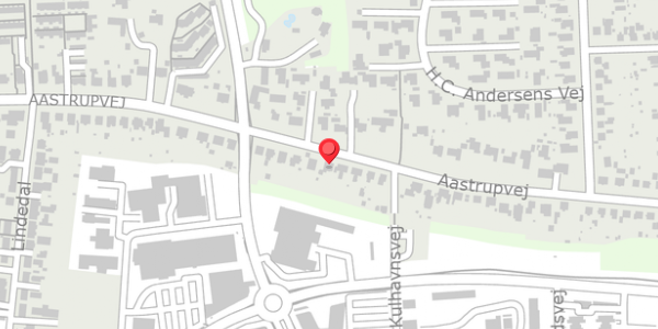 Trafikstøjkort på Aastrupvej 88, 6100 Haderslev