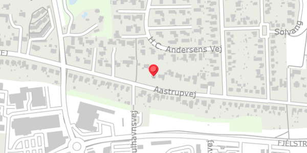 Trafikstøjkort på Aastrupvej 91, . , 6100 Haderslev