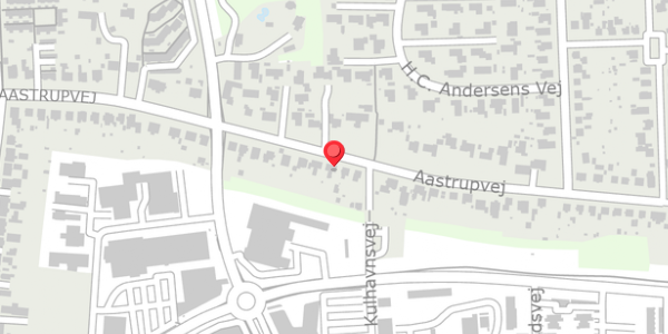 Trafikstøjkort på Aastrupvej 92A, 6100 Haderslev