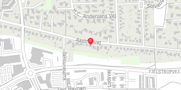 Trafikstøjkort på Aastrupvej 110, . , 6100 Haderslev