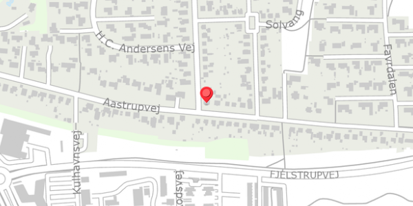 Trafikstøjkort på Aastrupvej 111, . , 6100 Haderslev