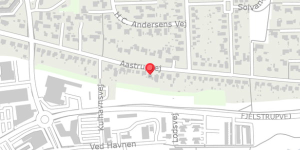 Trafikstøjkort på Aastrupvej 112, 6100 Haderslev