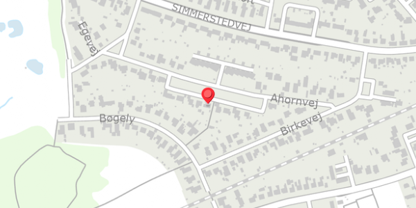 Trafikstøjkort på Ahornvej 21, 6100 Haderslev