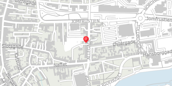 Trafikstøjkort på Allegade 3A, . , 6100 Haderslev