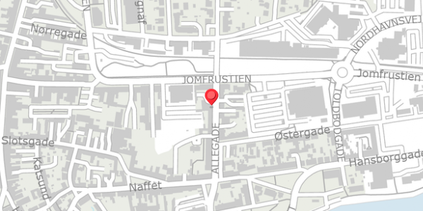Trafikstøjkort på Allegade 11, . , 6100 Haderslev