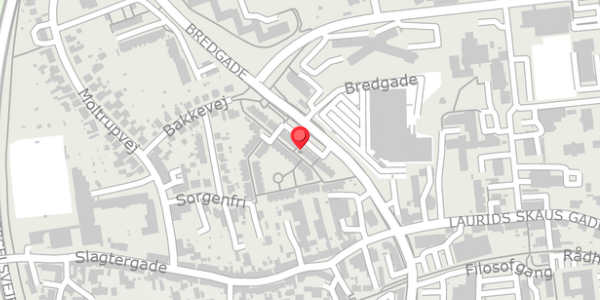 Trafikstøjkort på Bakkebo 9, 6100 Haderslev