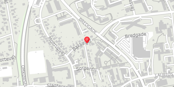Trafikstøjkort på Bakkevej 8, . , 6100 Haderslev