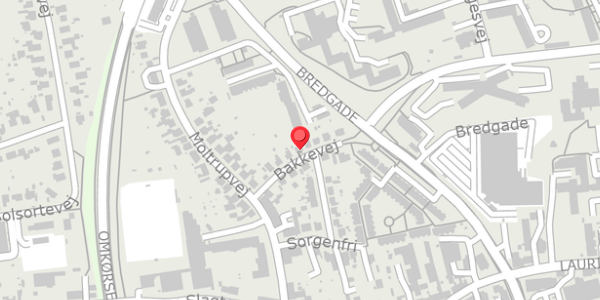 Trafikstøjkort på Bakkevej 9, . , 6100 Haderslev