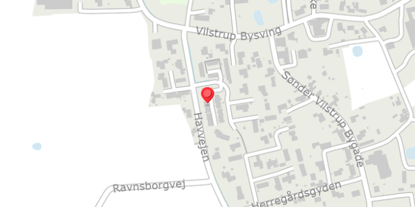 Trafikstøjkort på Birkelund 8, 6100 Haderslev