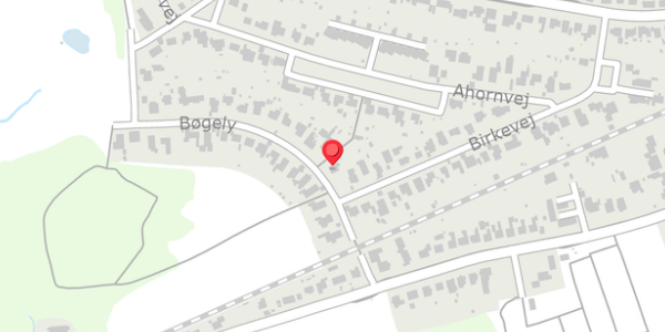 Trafikstøjkort på Bøgely 2A, . , 6100 Haderslev