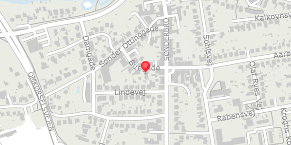 Trafikstøjkort på Buegade 5, 6100 Haderslev