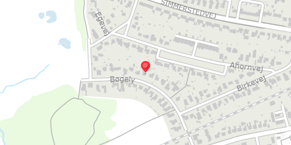 Trafikstøjkort på Bøgely 12, . , 6100 Haderslev