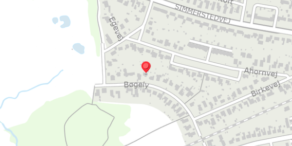 Trafikstøjkort på Bøgely 16, . , 6100 Haderslev