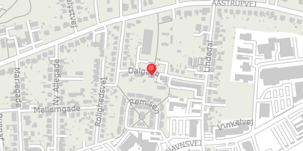 Trafikstøjkort på Dalgade 6B, 6100 Haderslev