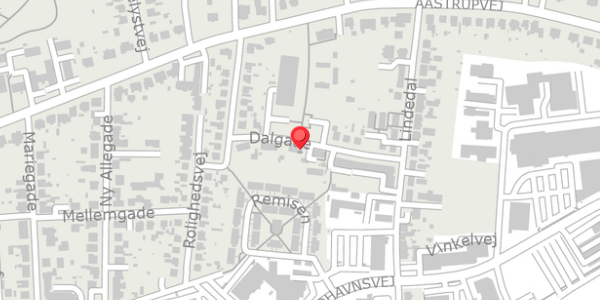 Trafikstøjkort på Dalgade 6C, 6100 Haderslev