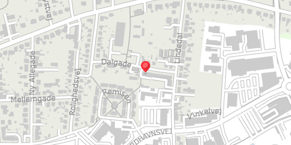 Trafikstøjkort på Dalgade 10, 2. th, 6100 Haderslev