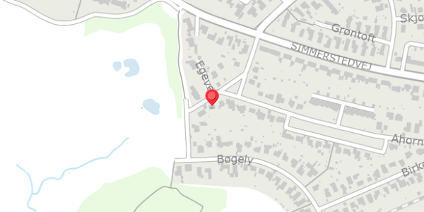 Trafikstøjkort på Egevej 5, 6100 Haderslev