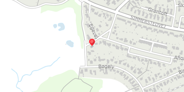 Trafikstøjkort på Egevej 7, . , 6100 Haderslev