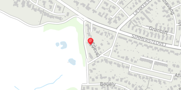 Trafikstøjkort på Egevej 12, . , 6100 Haderslev