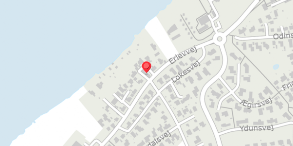Trafikstøjkort på Erlevvej 52C, 6100 Haderslev