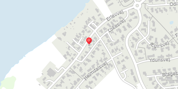 Trafikstøjkort på Erlevvej 53, 6100 Haderslev