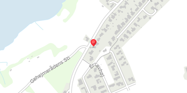 Trafikstøjkort på Erlevvej 93, 6100 Haderslev