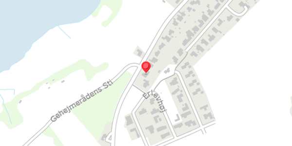 Trafikstøjkort på Erlevvej 95, 6100 Haderslev
