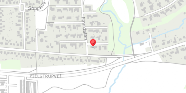 Trafikstøjkort på Favrdalen 2, . , 6100 Haderslev
