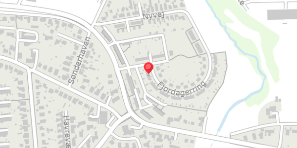 Trafikstøjkort på Fjordagerring 4, 6100 Haderslev