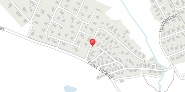 Trafikstøjkort på Flovt Strand 10, . , 6100 Haderslev