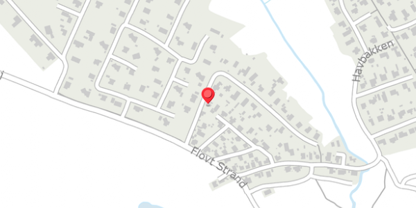 Trafikstøjkort på Flovt Strand 12, . , 6100 Haderslev