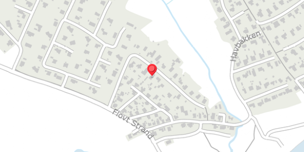 Trafikstøjkort på Flovt Strand 20, . , 6100 Haderslev