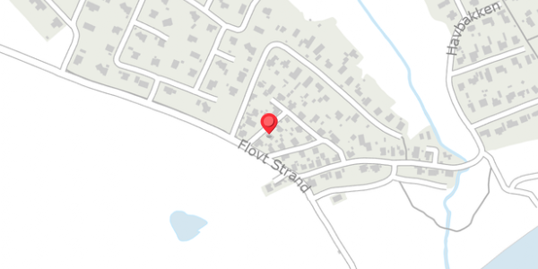 Trafikstøjkort på Flovt Strand 38, . , 6100 Haderslev
