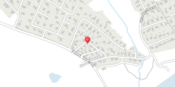 Trafikstøjkort på Flovt Strand 42, . , 6100 Haderslev