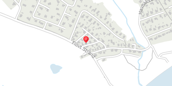 Trafikstøjkort på Flovt Strand 45, . , 6100 Haderslev
