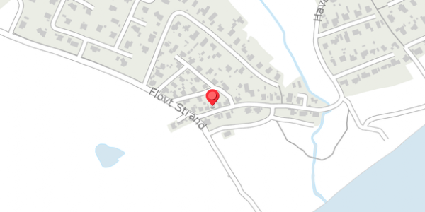 Trafikstøjkort på Flovt Strand 55, . , 6100 Haderslev