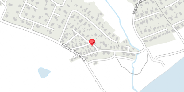 Trafikstøjkort på Flovt Strand 61, 6100 Haderslev