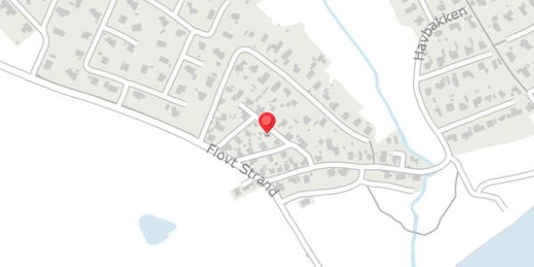 Trafikstøjkort på Flovt Strand 65, . , 6100 Haderslev